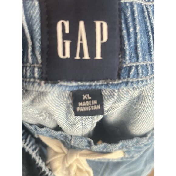 Gap Pull On Wide Leg Jeans Sz XL - Picture 5 of 6